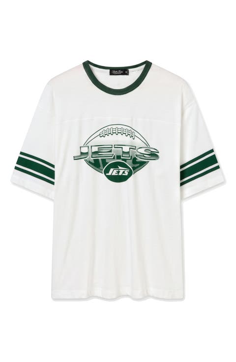 New York Jets Stripe Ringer Graphic T-Shirt