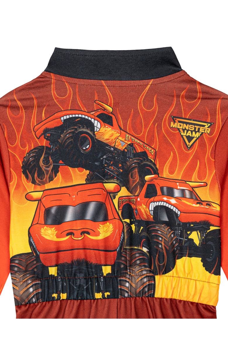 Zip-Up Coverall, Alternate, color, Red and Yellow El