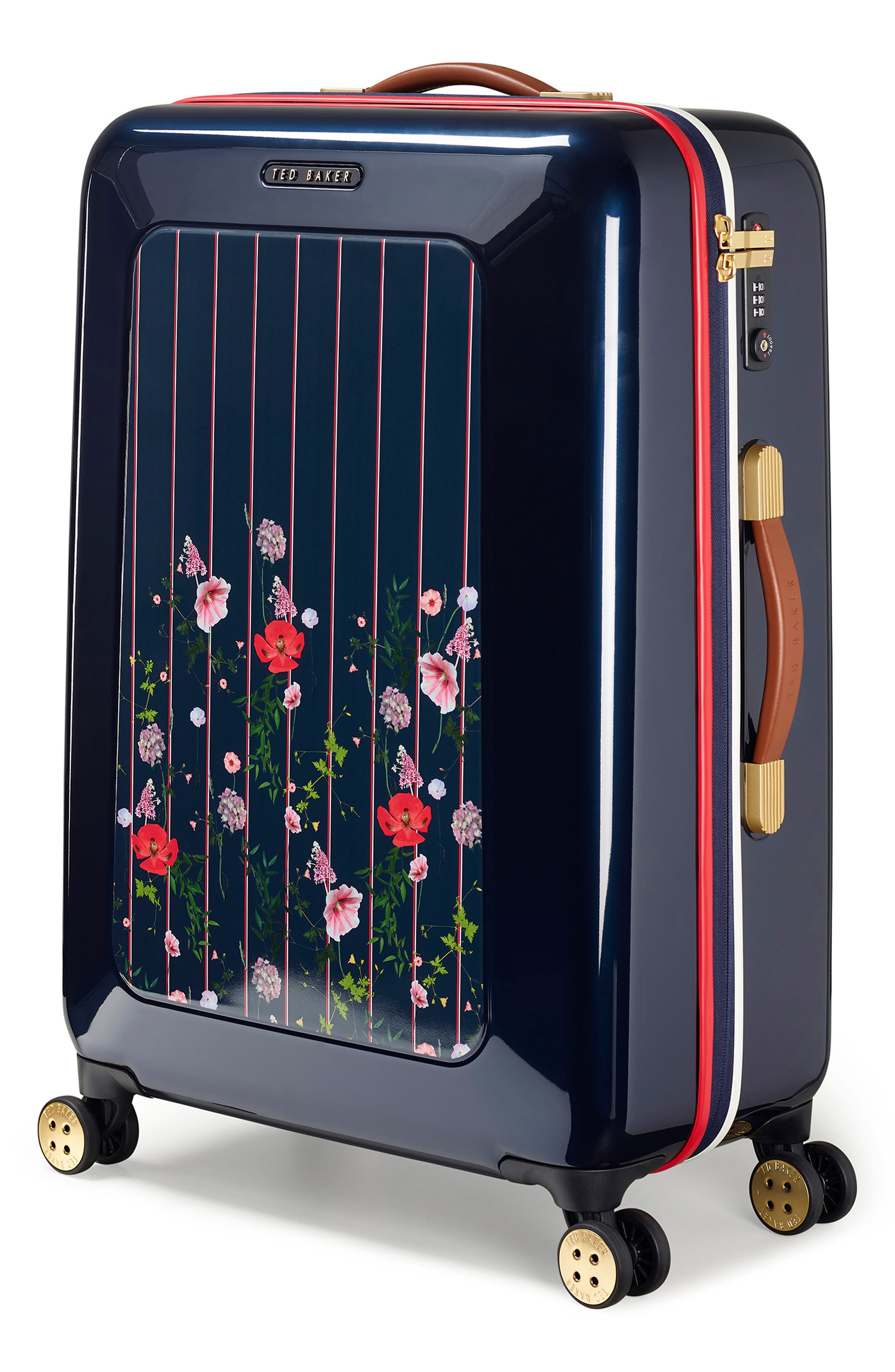 Ted Baker London Medium Take Flight Hedgerow 28-Inch Hard Shell Spinner Suitcase, Alternate, color, 