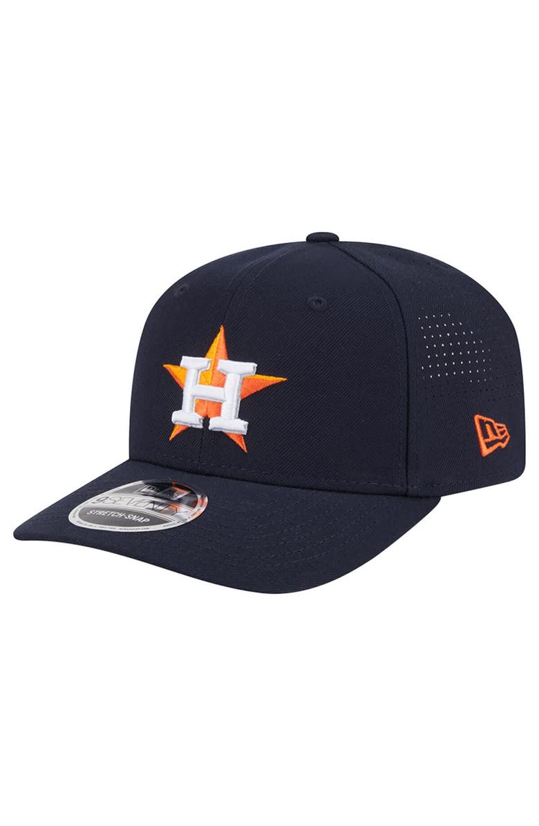 New Era Men's New Era  Navy Houston Astros Performance 9SEVENTY Stretch-Snap Hat, Main, color, Navy