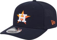 New Era Men's New Era Navy Houston Astros Performance 9SEVENTY Stretch-Snap Hat