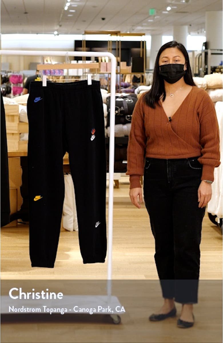 Sportswear Essentials+ Embroidered Swooshes Sweatpants, sales video thumbnail