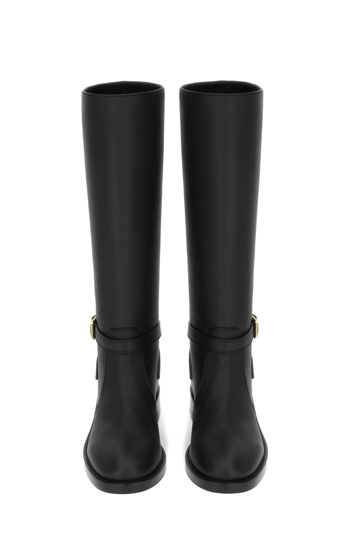 Gianvito Rossi Varenne Boot, Alternate, color, Black Calf Leather