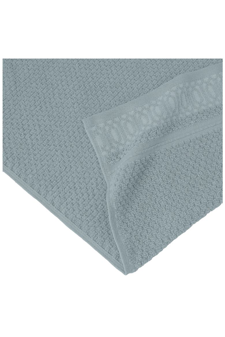 Jacquard 6-Piece Towel Set, Alternate, color, SOFT GRAY
