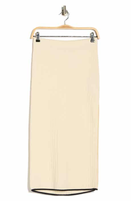 FRAME The Cable Cashmere & Silk Skirt