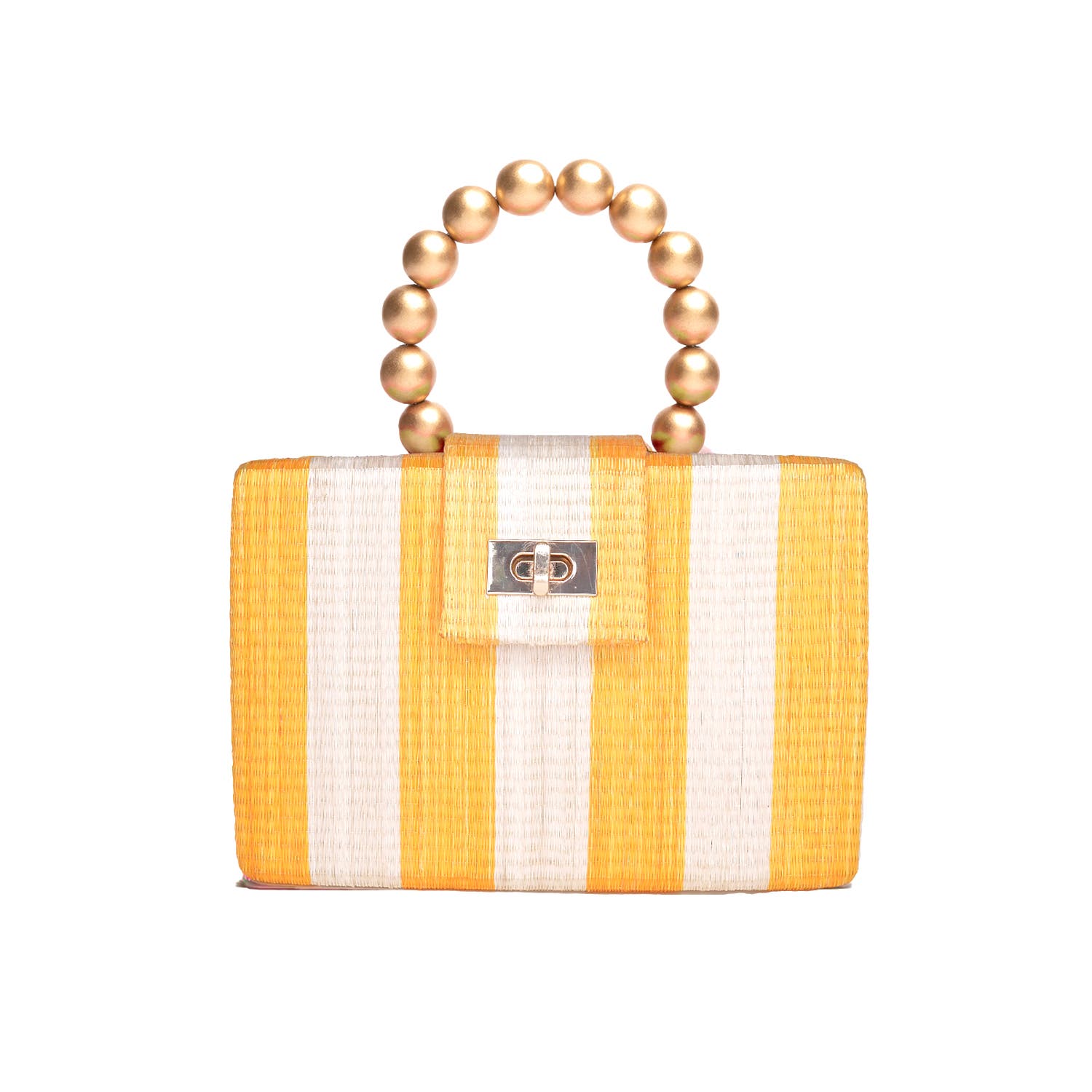  Yellow & Cream Stripe