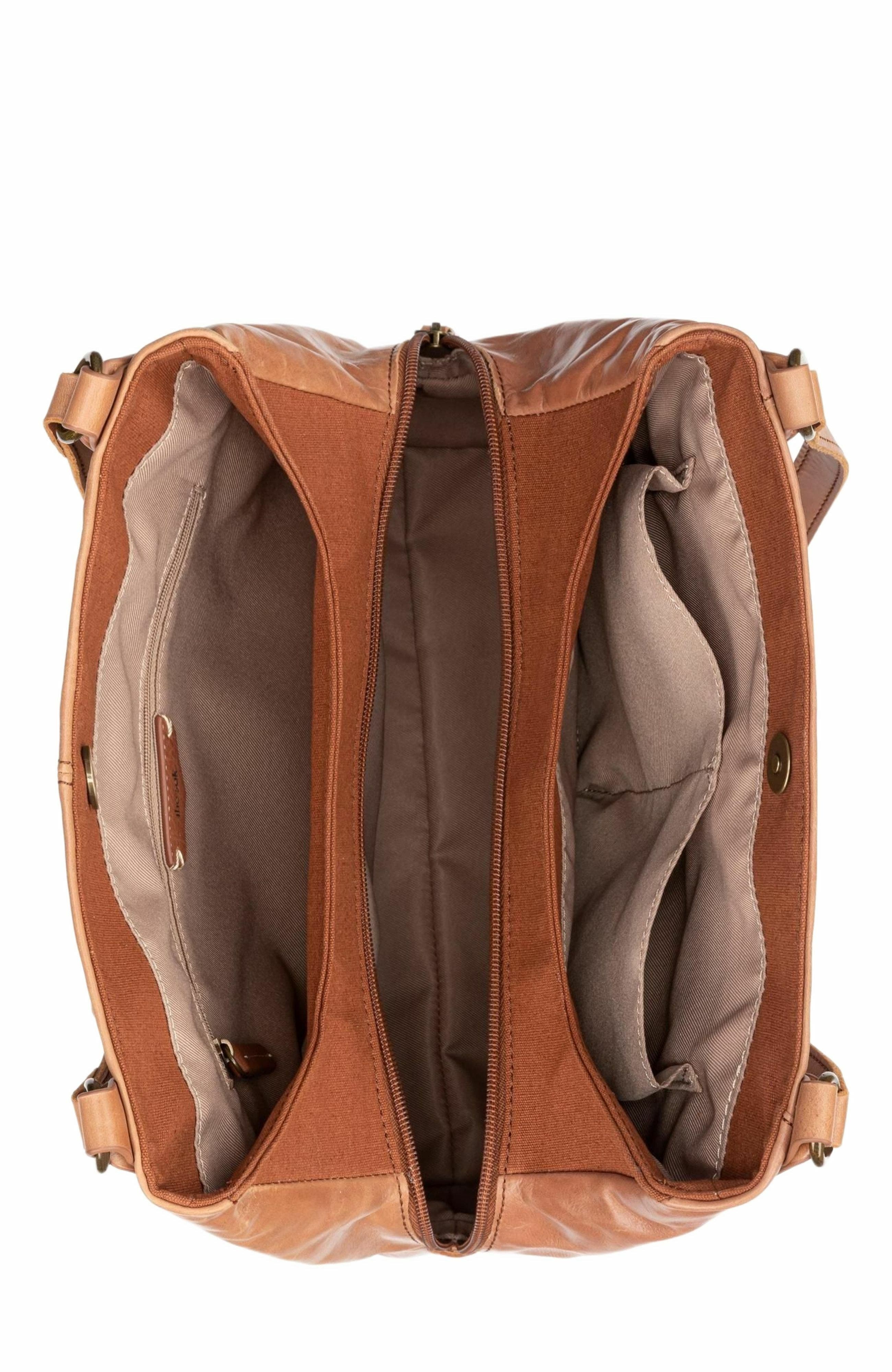 Melrose Satchel Bag, Alternate, color, Tobacco Floral Emboss