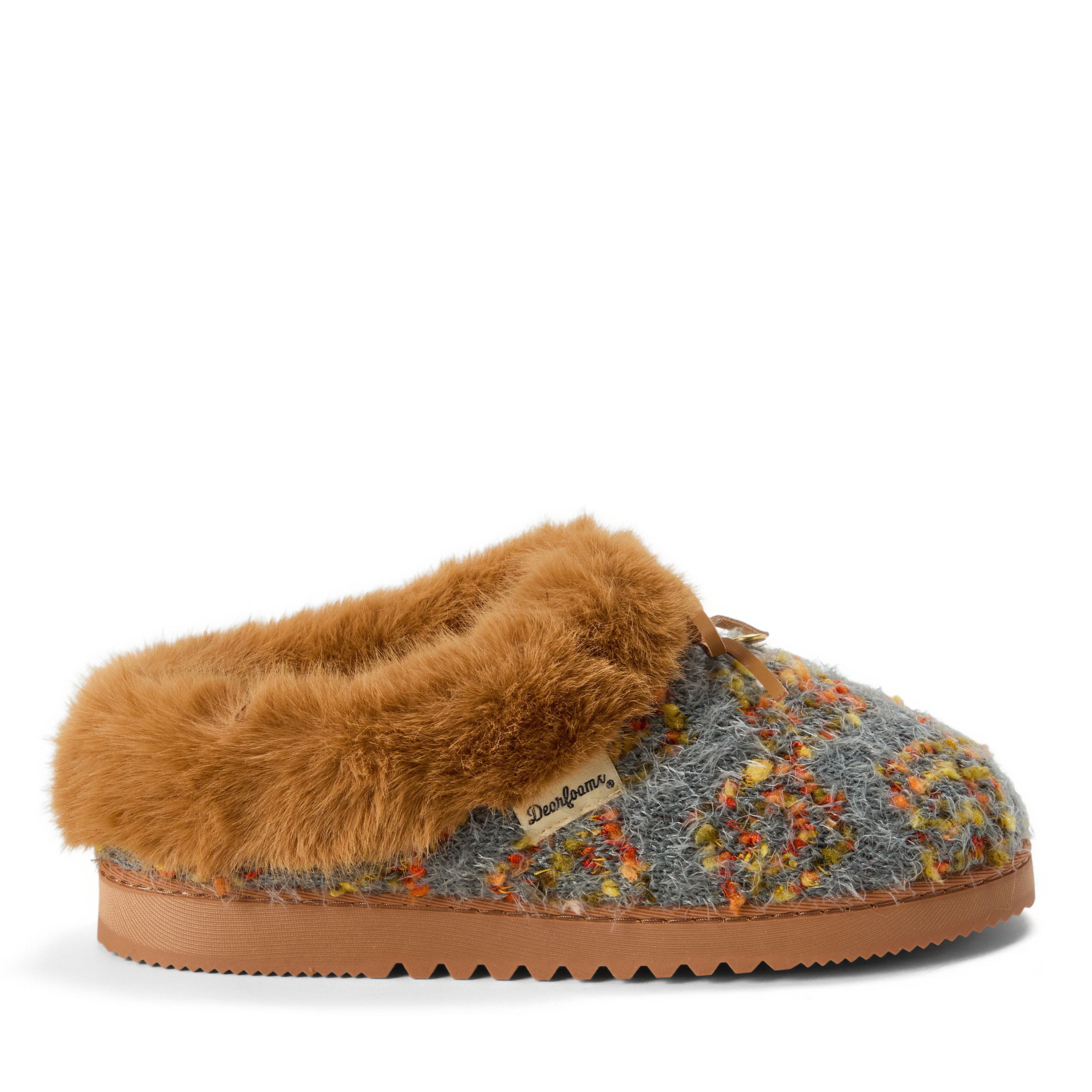 Daphne Knit Clog Slippers, Alternate, color, GREY