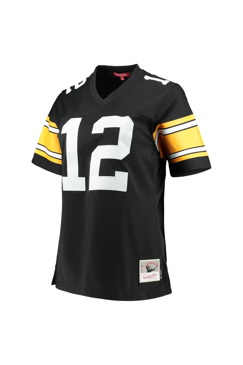 Women's Mitchell & Ness Terry Bradshaw Black Pittsburgh Steelers Legacy Replica Player Jersey, Alternate, color, Black