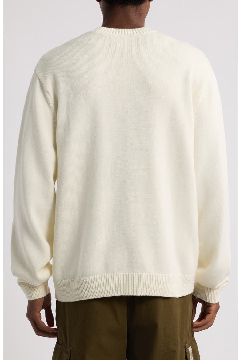 Deck Logo Sweater, Alternate, color, WAX / BLACK
