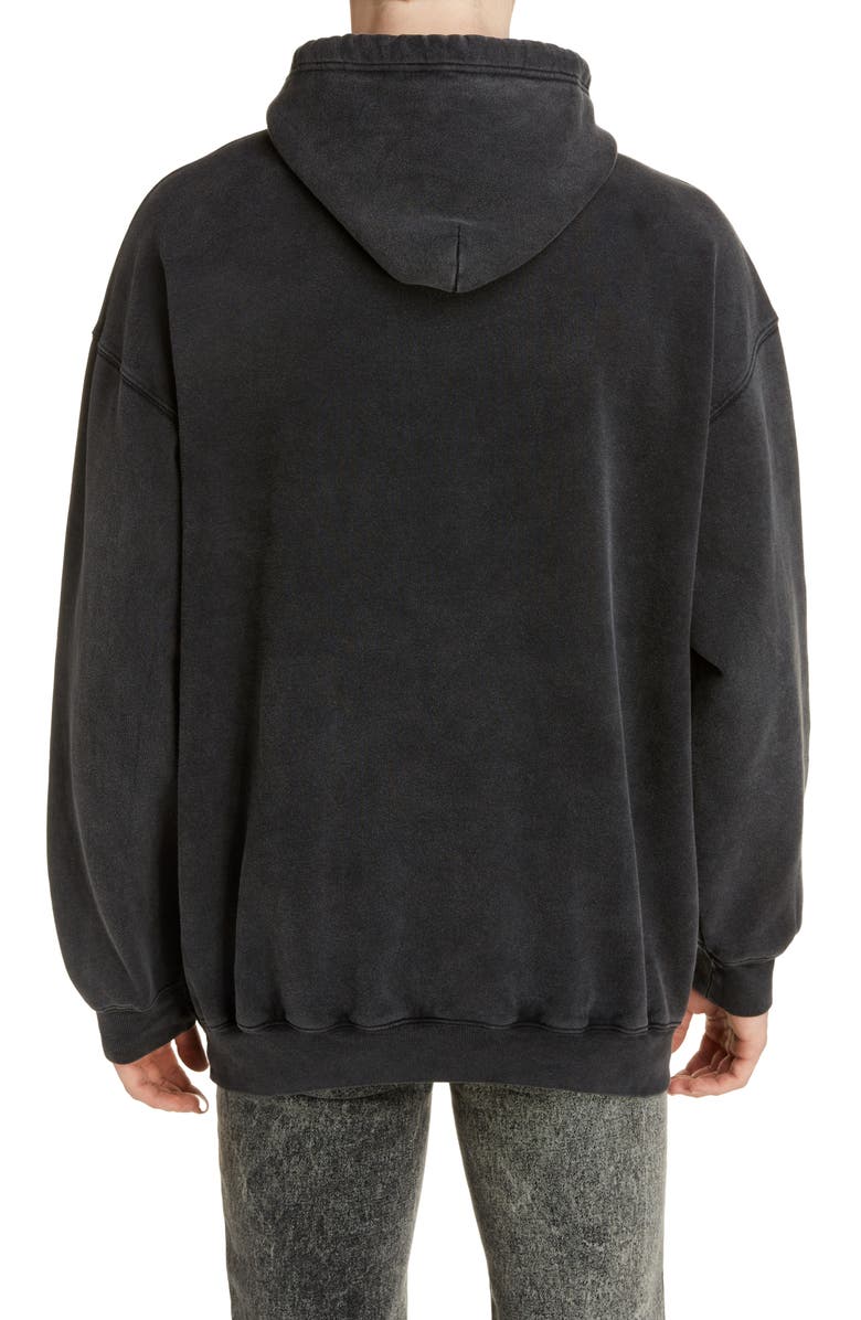 Balenciaga BB Logo Hooded Sweatshirt, Alternate, color,
