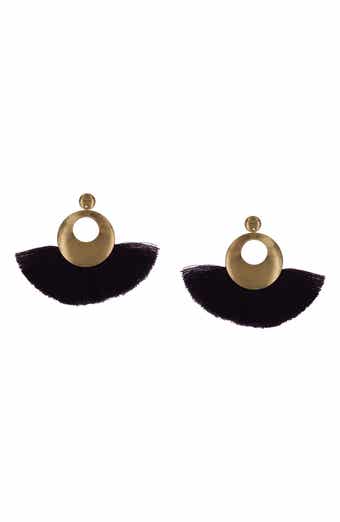 Alba Fringe Hoop Earrings