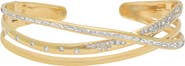 Sara Weinstock Papua Gold Diamond Crossover Bangle