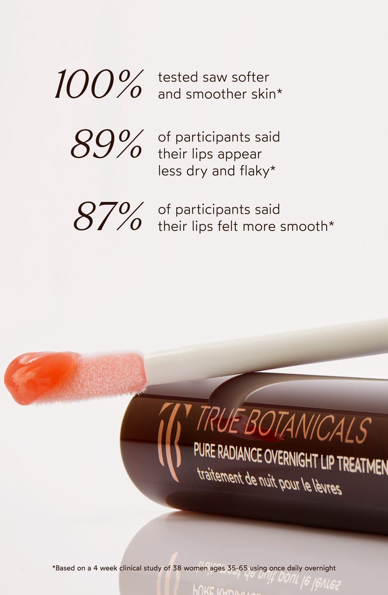 True Botanicals Pure Radiance Overnight Lip Treatment, Alternate, color,