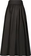 Marcella Raven Cotton Poplin Maxi Skirt