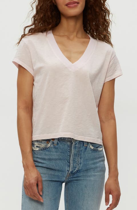 Harlan Cotton V-Neck T-Shirt