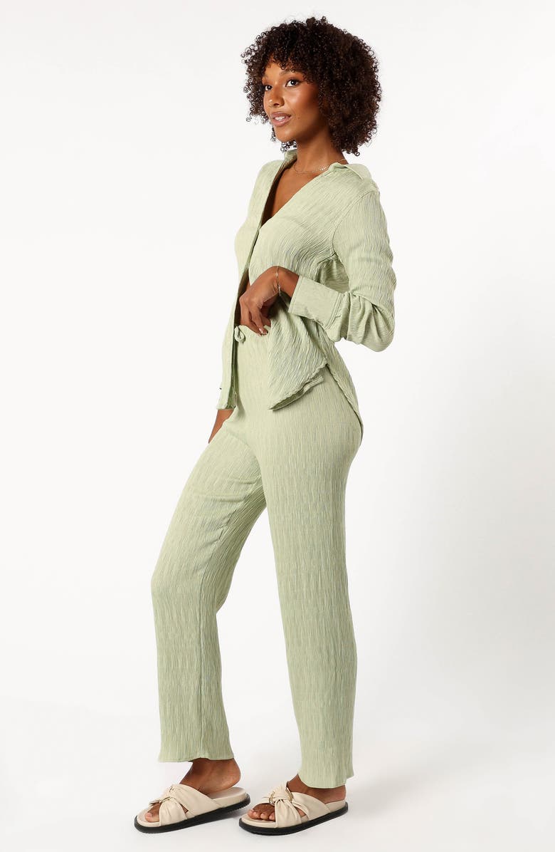 Petal & Pup Allyse Crinkled Pants, Alternate, color, Sage