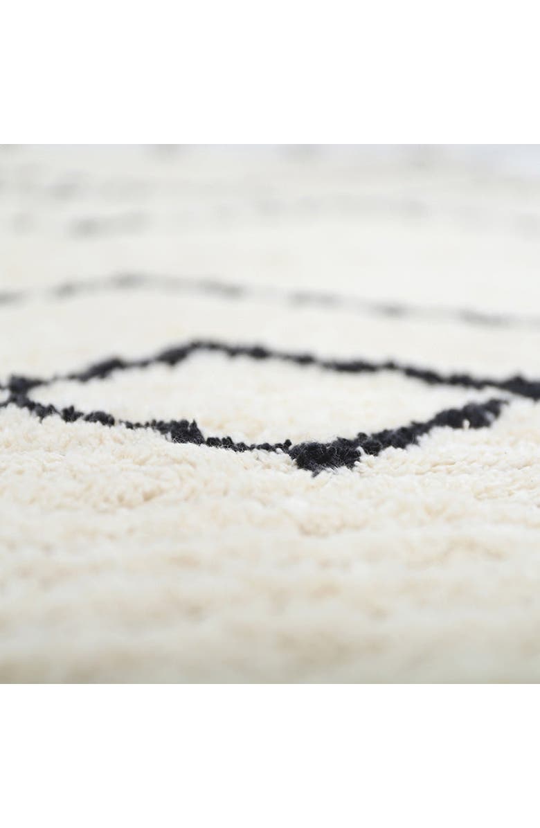 Nattiot Rug Viktor, Alternate, color, Off White / Black