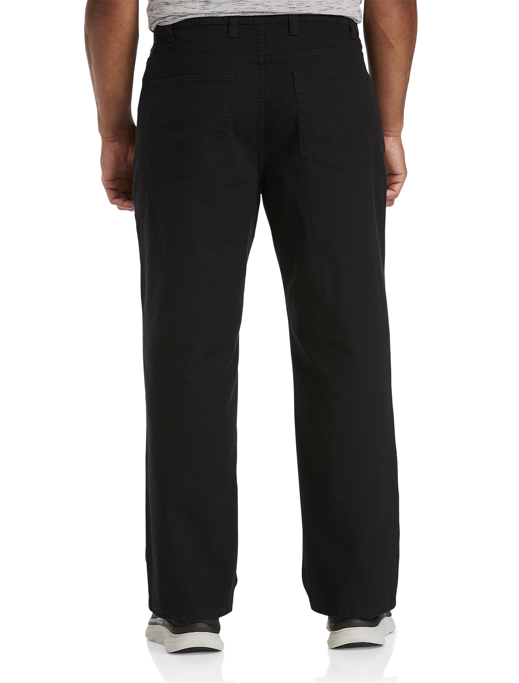 Black Relaxed-Fit Stretch Jeans - image 2