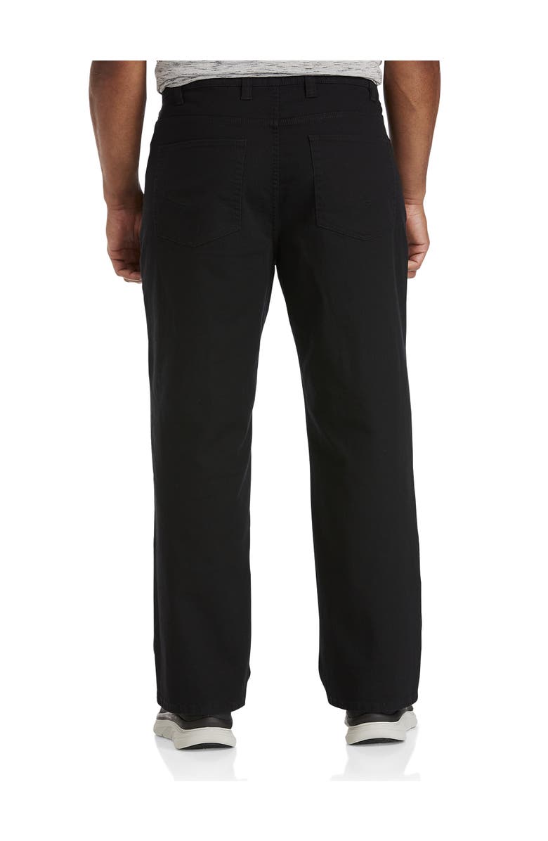 True Nation by DXL Black Relaxed-Fit Stretch Jeans, Alternate, color, Black Eco