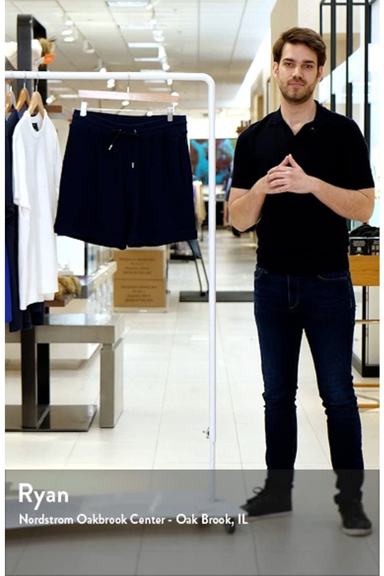 Lasdun Cotton Gauze Drawstring Shorts video