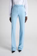 TOM FORD Tailored Sequin Wool Blend Crepe Straight Leg Pants