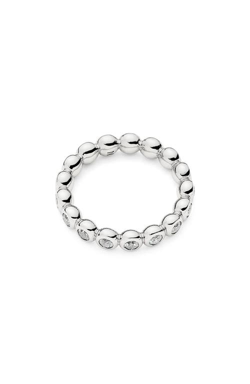 Missoma Tennis Stacking Ring In Brown