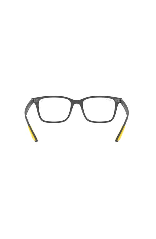 Ray Ban Ray-ban 53mm Square Optical Glasses In Gray