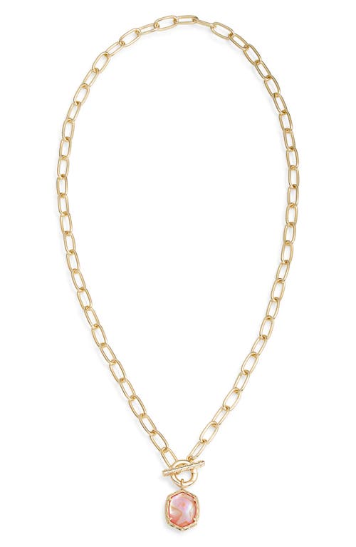 Kendra Scott Boxed Daphne Pendant Chain Necklace In Gold