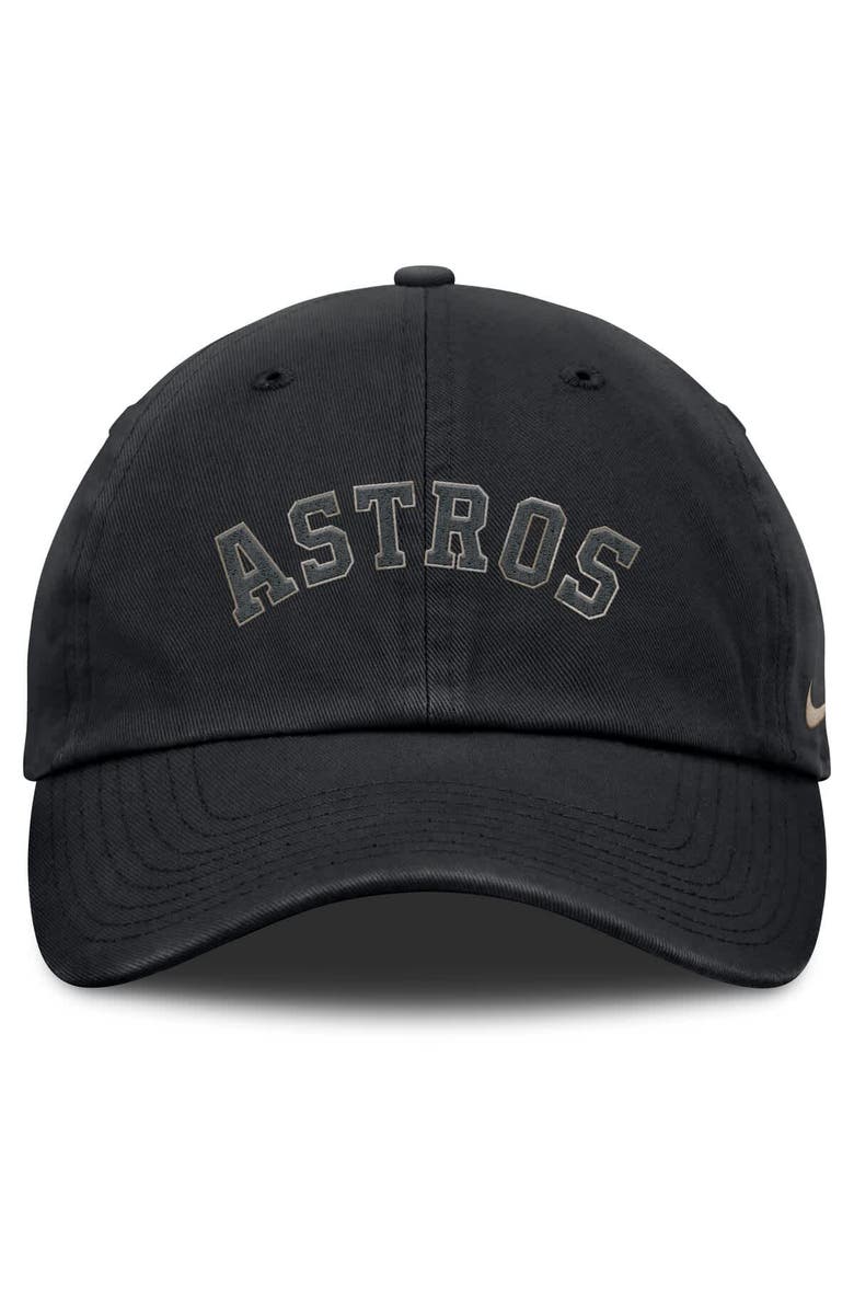 Nike Men's Nike Black Houston Astros Camo Pack Club Adjustable Hat, Alternate, color, Black