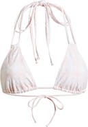 PacSun Erica Plaid Triangle Bikini Top