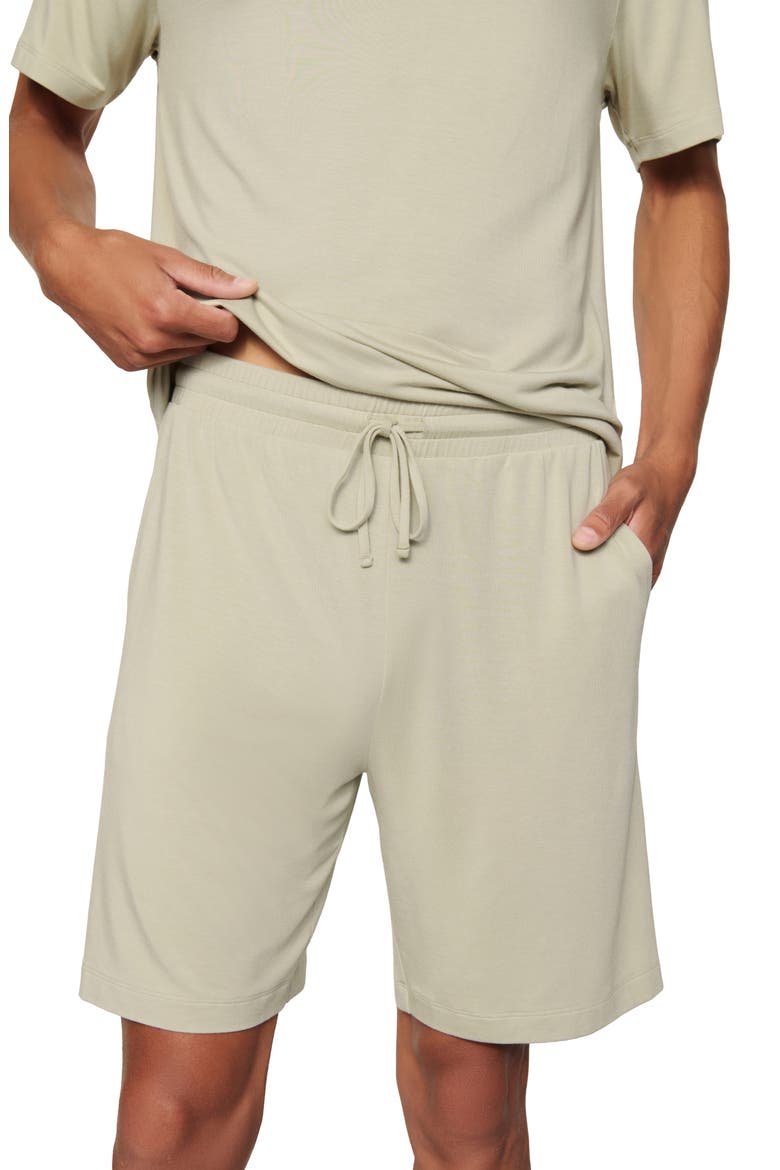 Henry Stretch Tencel® Modal Short Pajamas, Alternate, color, SANDSTONE