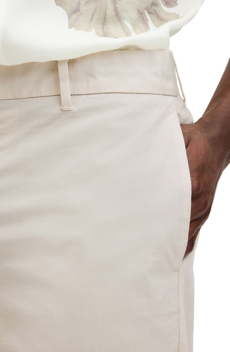 AllSaints Mars Straight Leg Cotton Poplin Pants, Alternate, color, Bailey Taupe