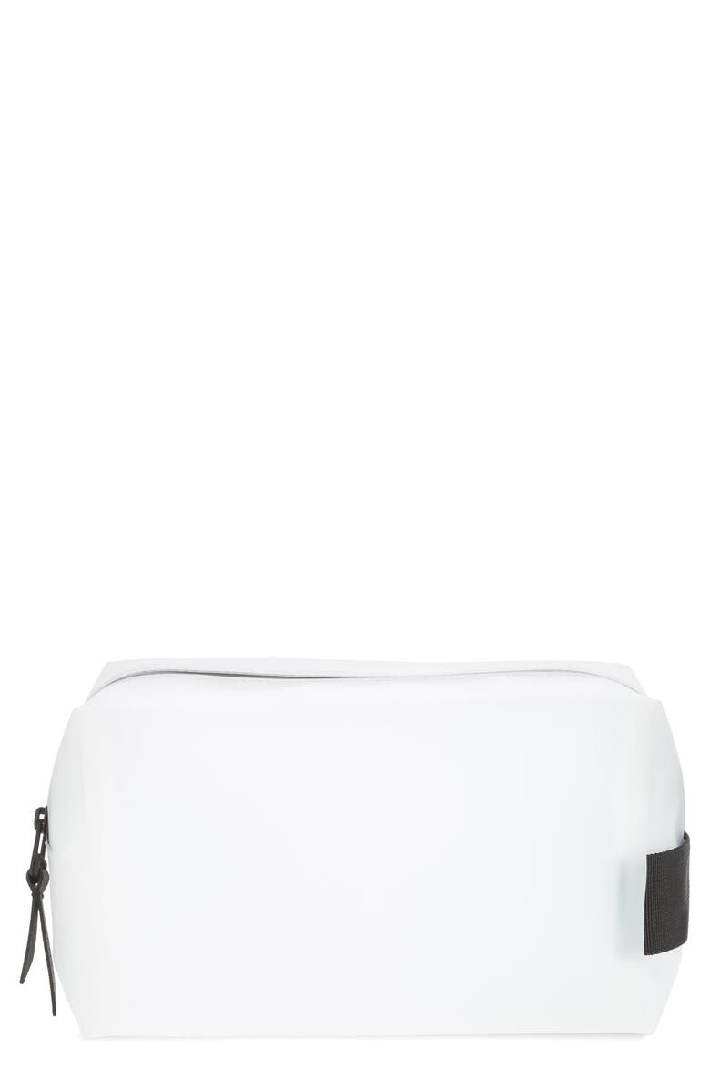 Rains Small Waterproof Wash Bag, Main, color,