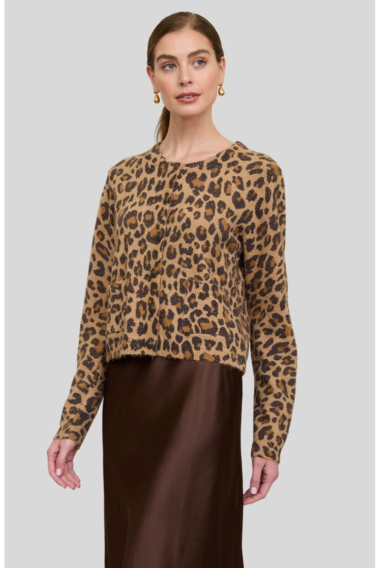 Crewneck Cardigan, Alternate, color, ANIMAL