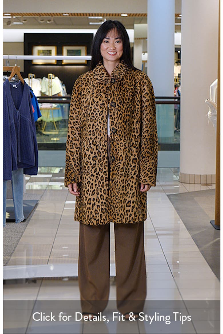 Long Leopard Print Coat video