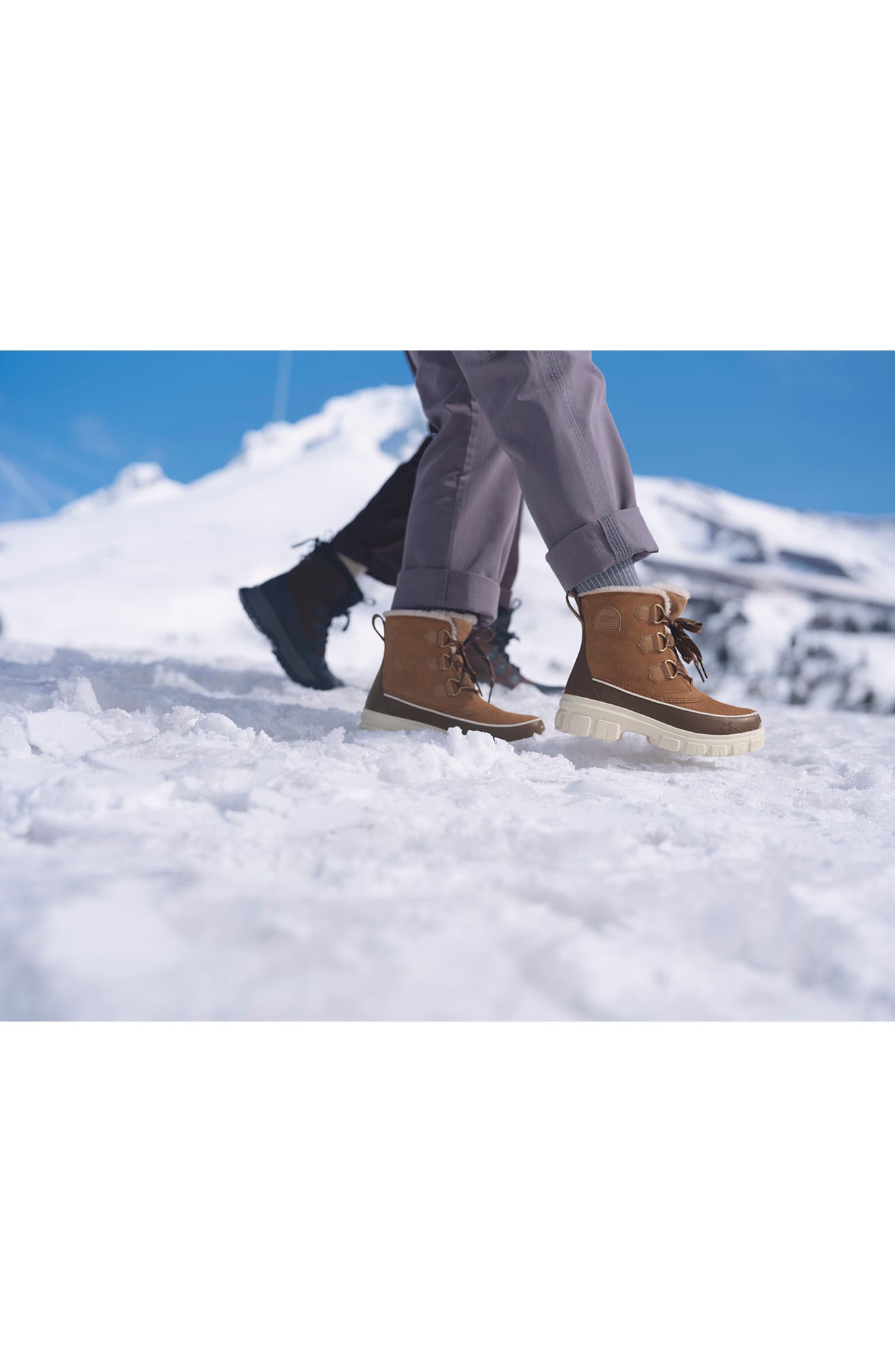 Tivoli V Faux Fur Lined Waterproof Boot, Alternate, color, VELVET TAN/ TOBACCO