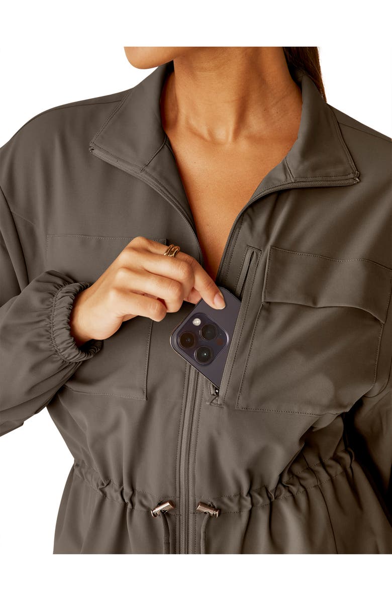 Beyond Yoga City Chic Jacket, Alternate, color, Dune