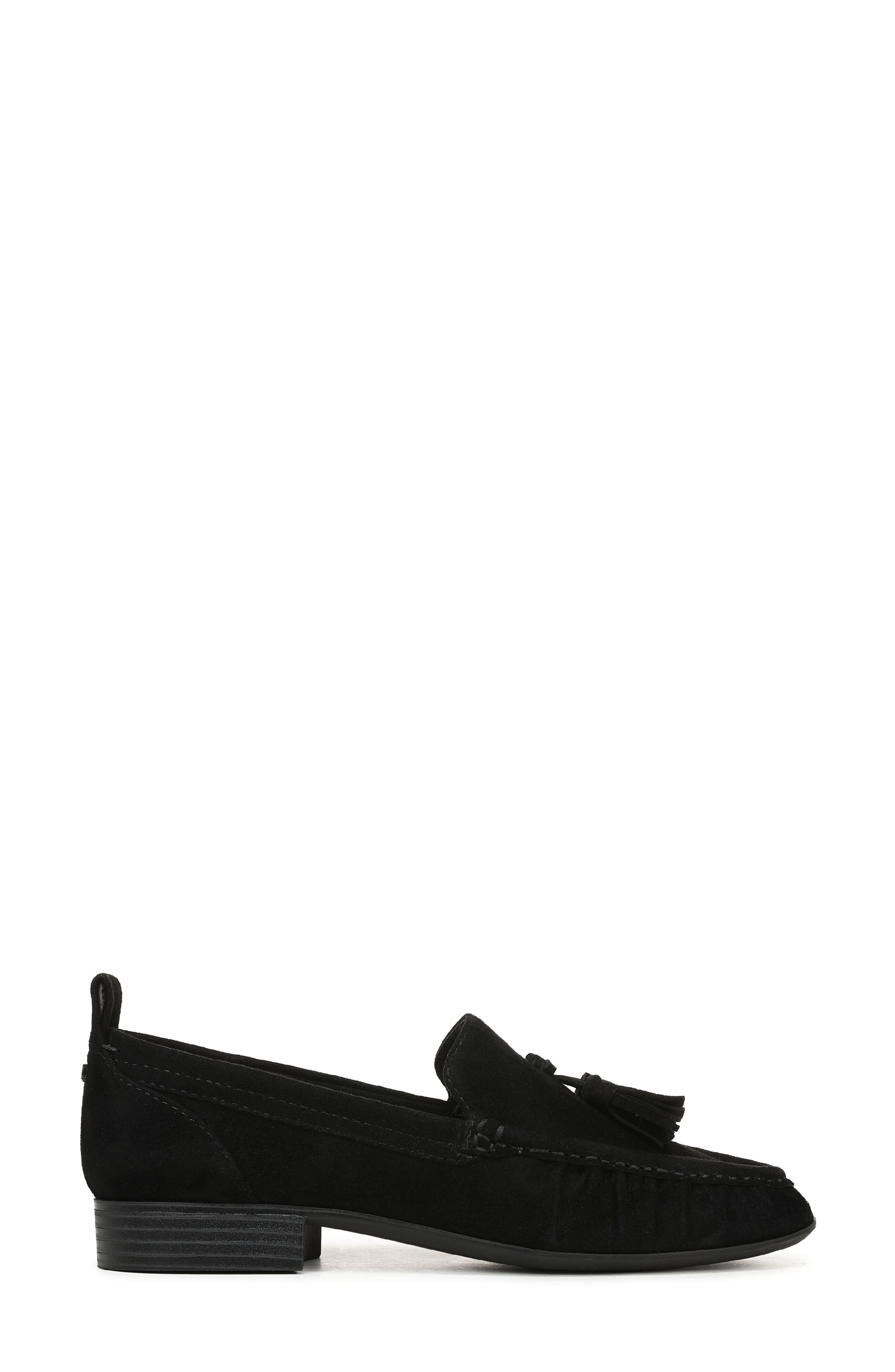 Circus NY by Sam Edelman Hudson Tassel Loafer, Alternate, color, Black Suede