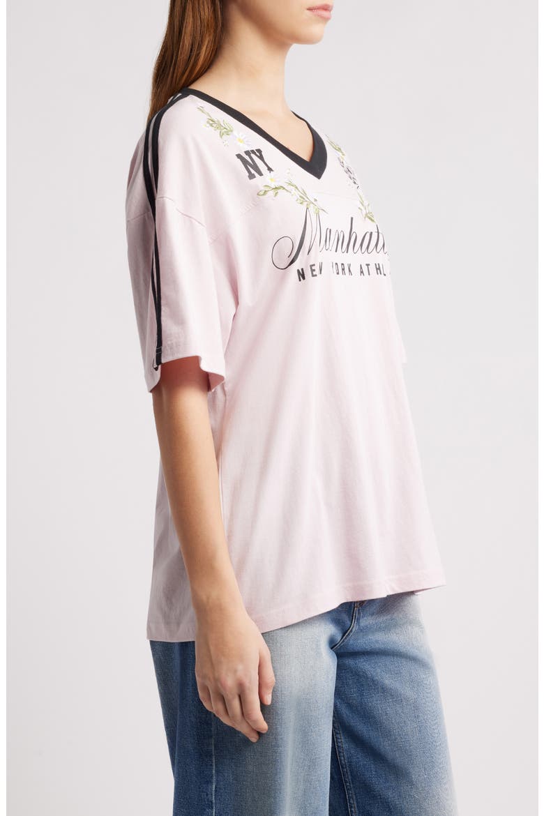 Print Oversize T-Shirt, Alternate, color, CRADLE PINK/PIRATE BLACK