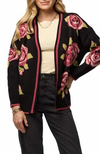 SAACHI Rose Motif Cardigan