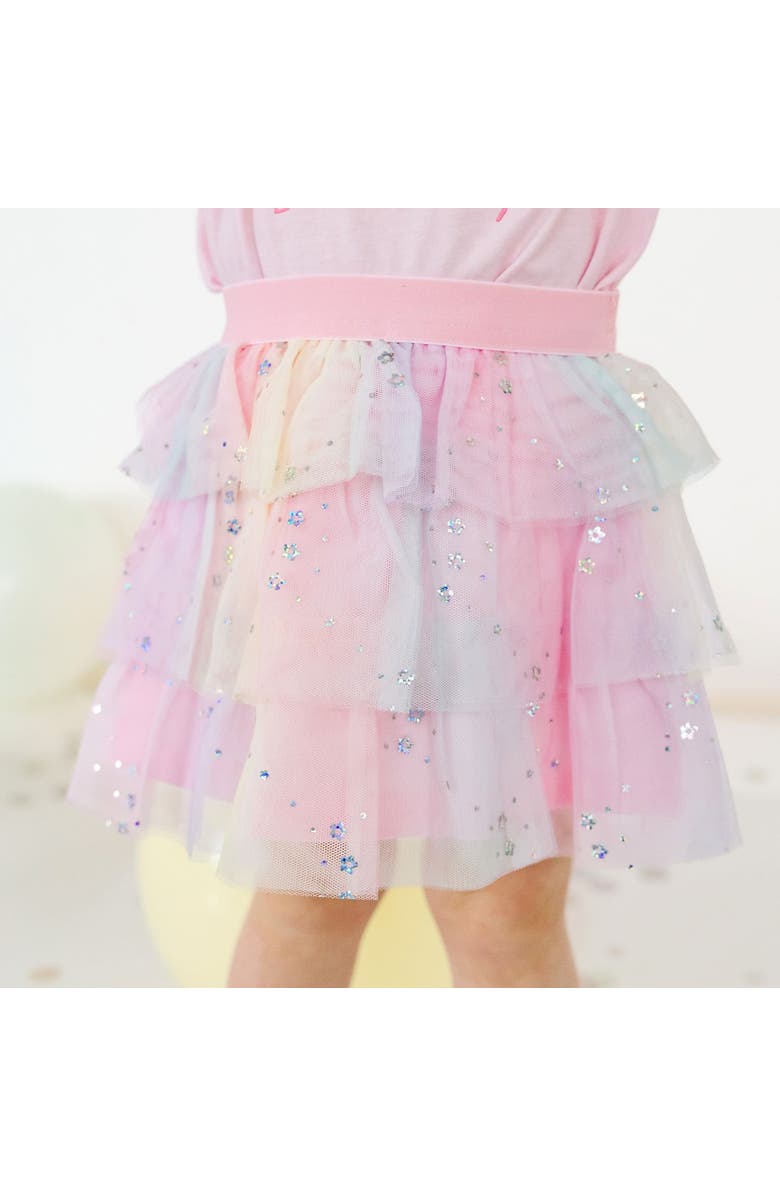 Sweet Wink Fairy Dust Tiered Tutu, Alternate, color, Pink