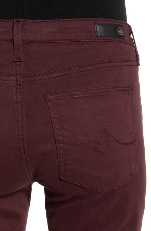 Ag 'the Prima' Cigarette Leg Skinny Jeans In Boysenberry