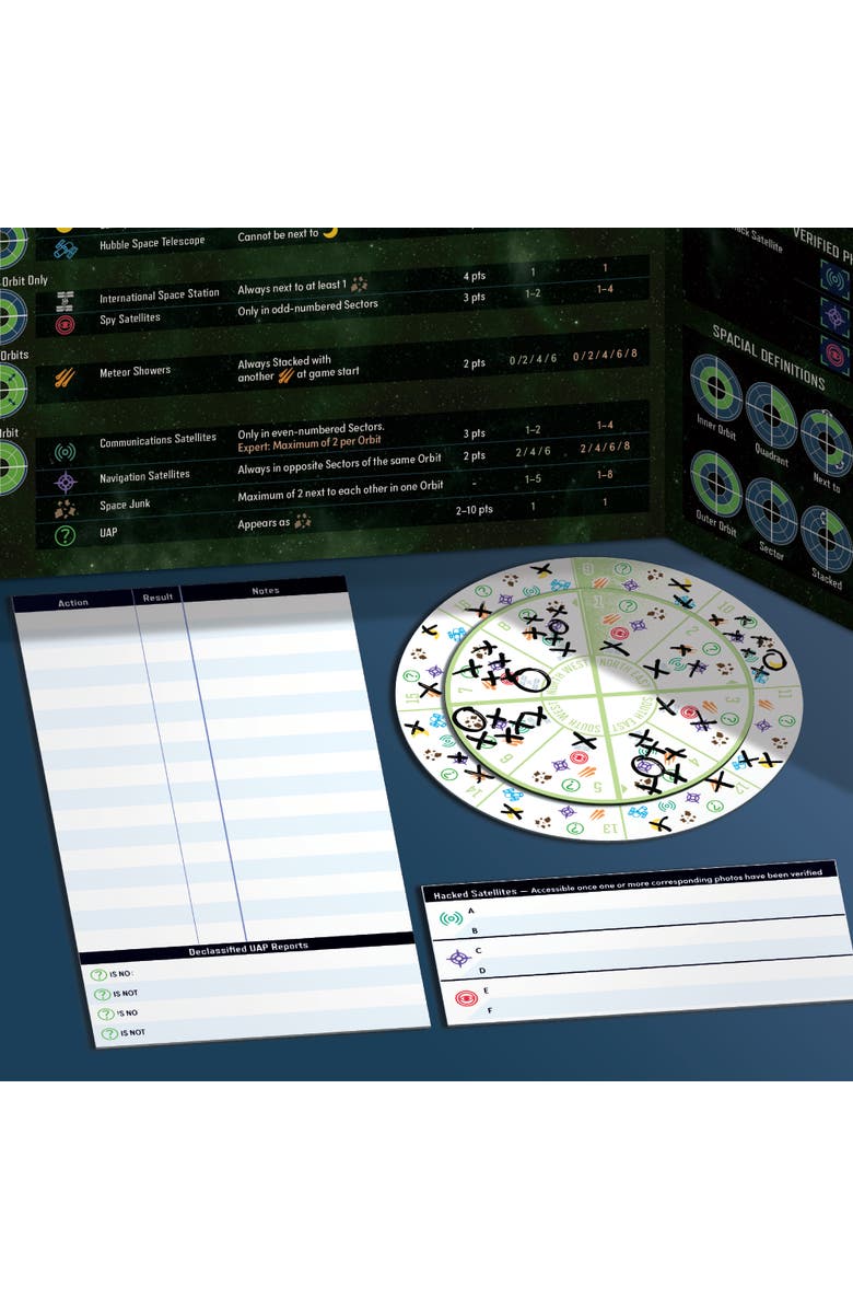 Renegade Game Studios The Search for UAPS Strategy Board Game, Alternate, color, Multicolored