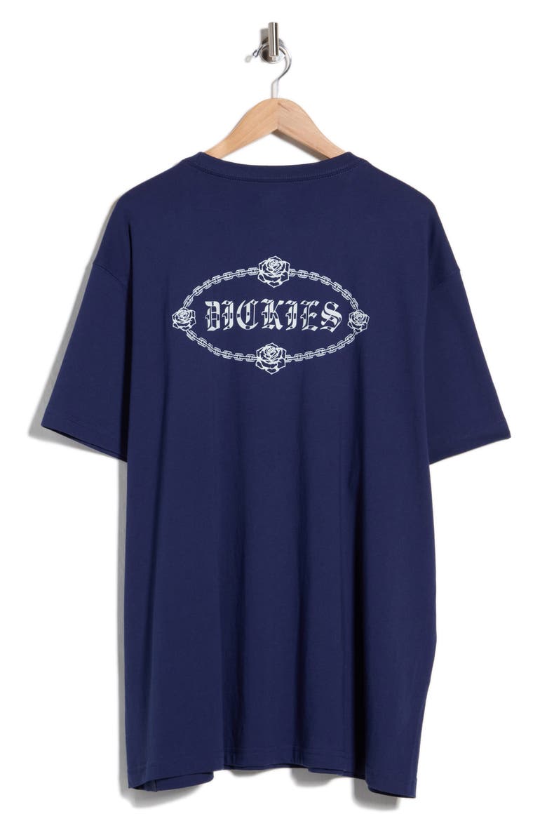 Chained Graphic Tee, Alternate, color, DARK BLUE