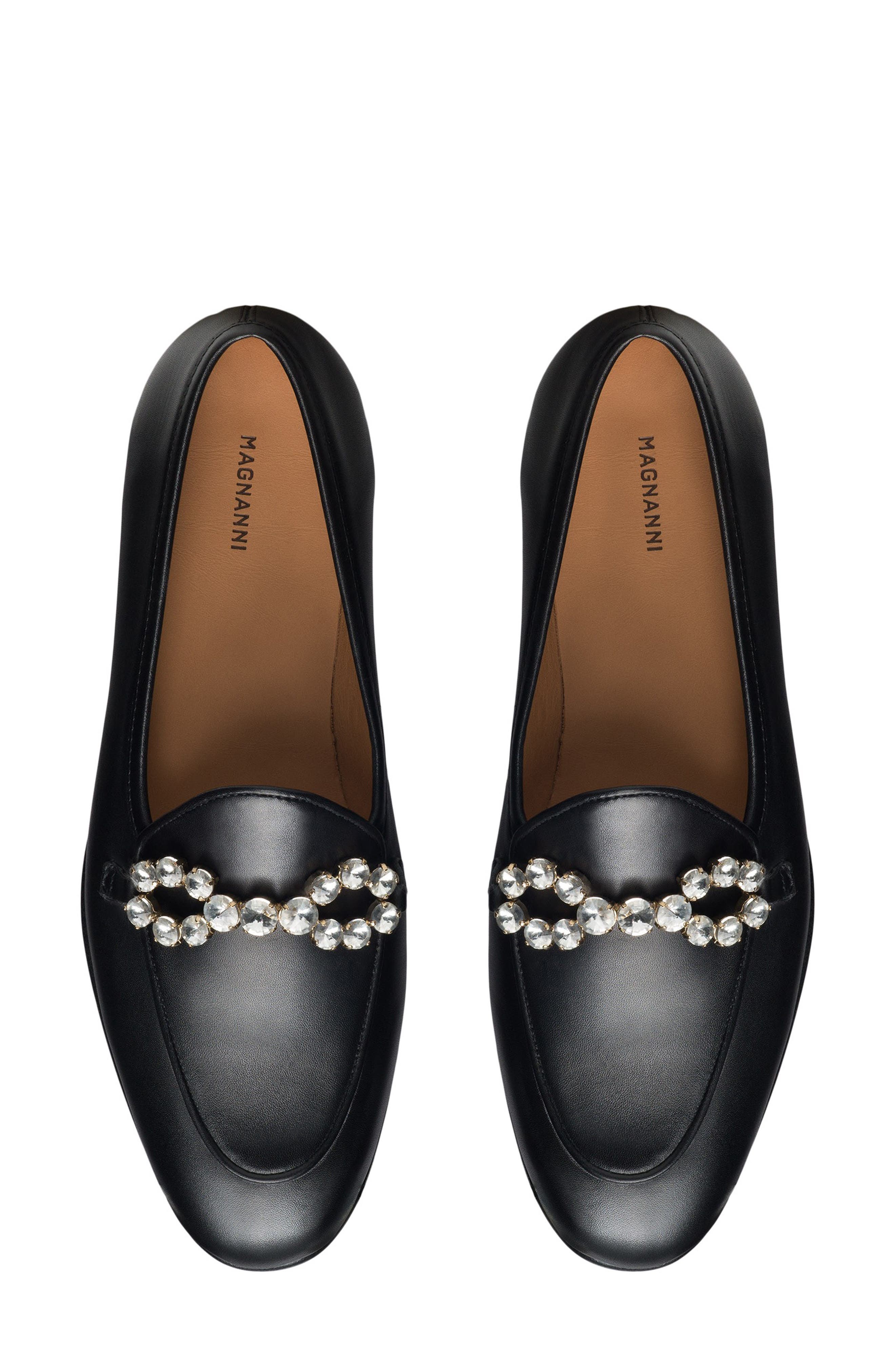 Magnanni Sienna Loafer, Alternate, color, Black