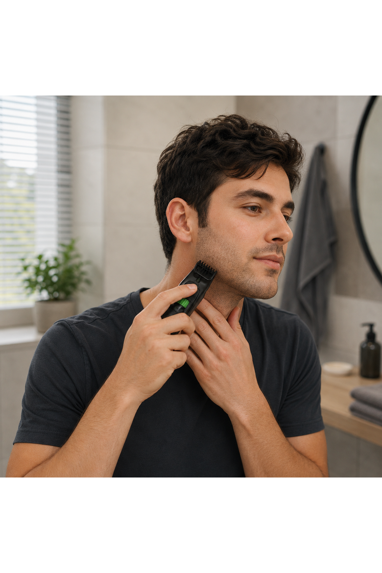 Men's Wipes & Beard/Body Trimmer Grooming Set, Alternate, color, Black