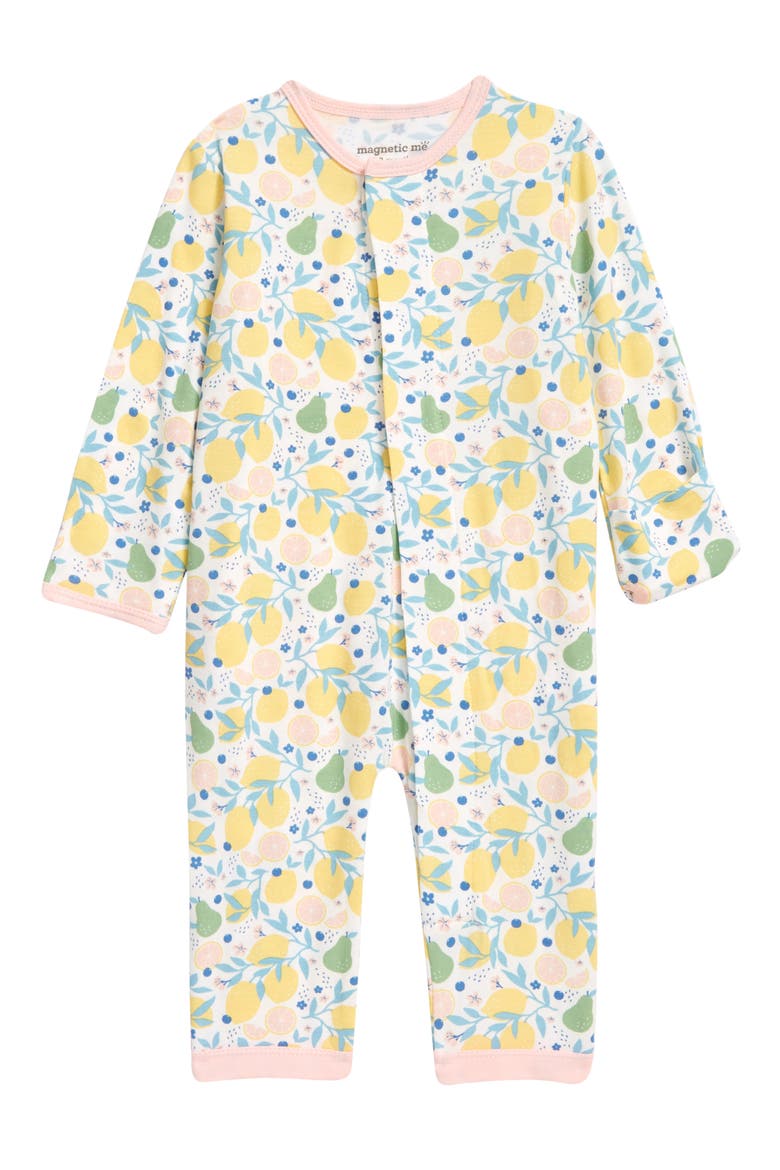Citrus Bloom Romper, Main, color, PINK