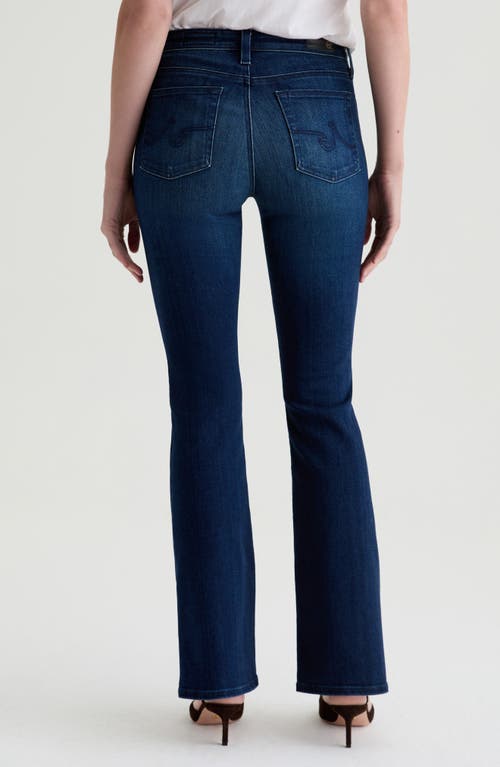 Ag Farrah High Waist Bootcut Jeans In Blue