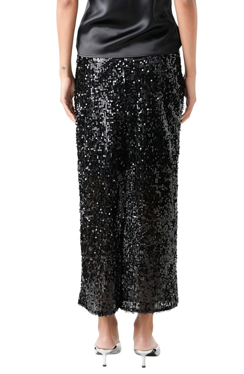 Grey Lab Sequin Maxi Skirt, Alternate, color,